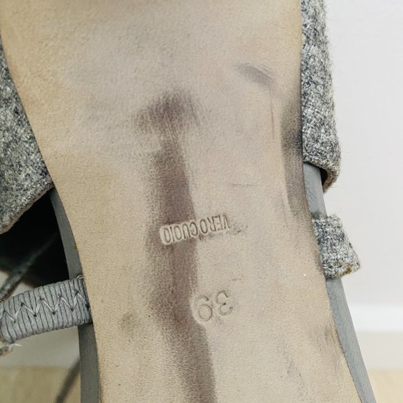 Alexander Wang Women's Heels Grey Wool Shoes 39 - Picture 6 of 8